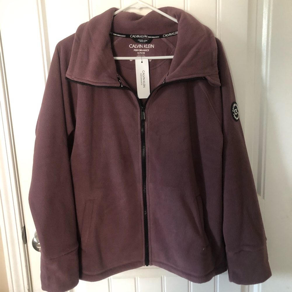 Calvin Klein Mauve Activewear Jacket NWT
